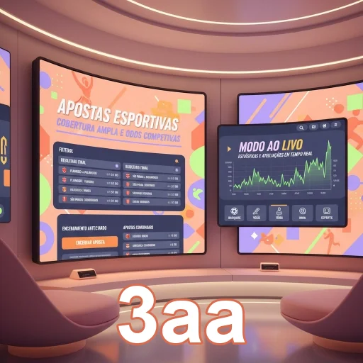 Ilustração de Explore as Apostas Esportivas no 3aa com Odds Altas