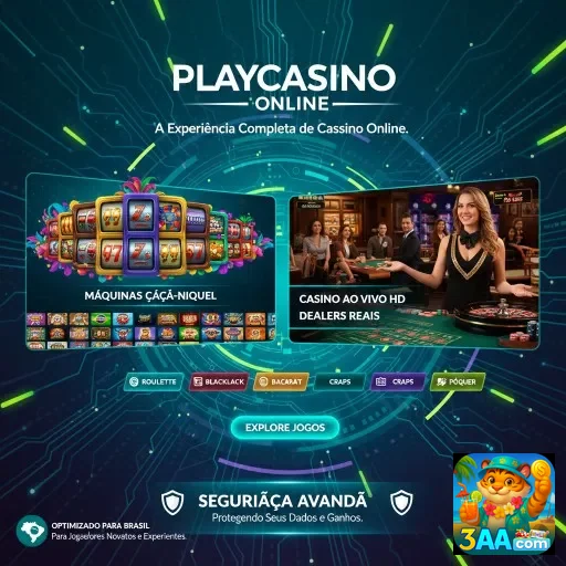 Imagem do aplicativo cassino 3aa com interface móvel