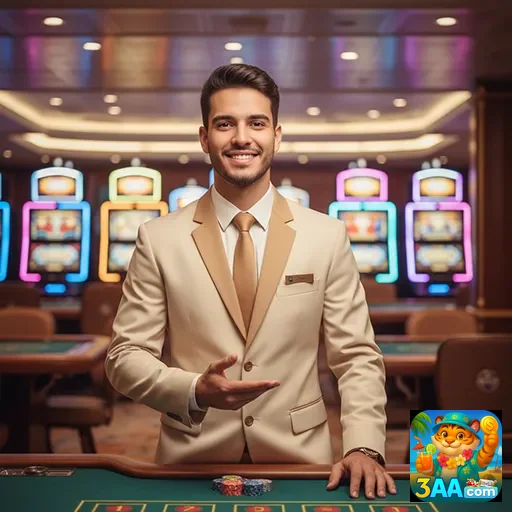 Jogador desfrutando de benefícios VIP na 3aa